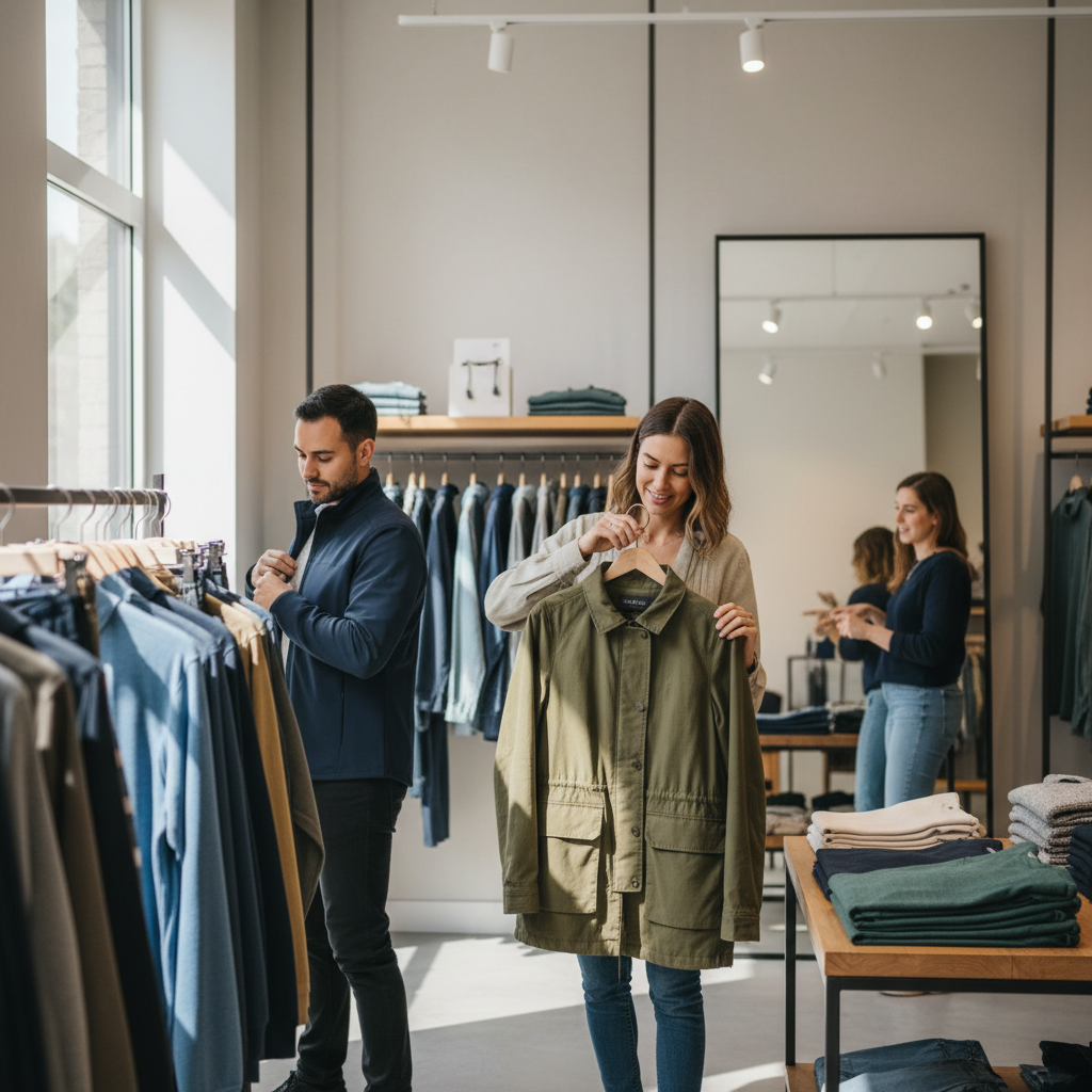 De voordelen van winkelen in een fysieke kledingwinkel zoals Stone Island
