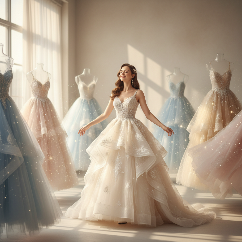 Een droom die werkelijkheid wordt door middel van de prinsessenjurken